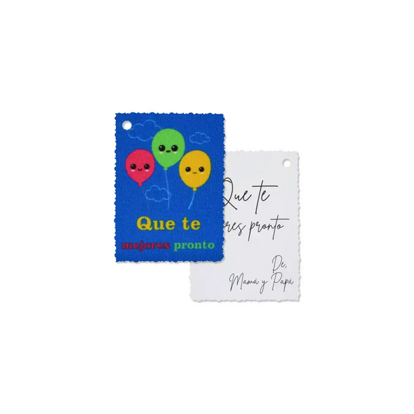 Get Well Soon Gift Tags - Kaio-Dia IT/ES
