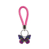 Medical Awareness Keychain with Butterfly Design for Breast Cancer Awareness