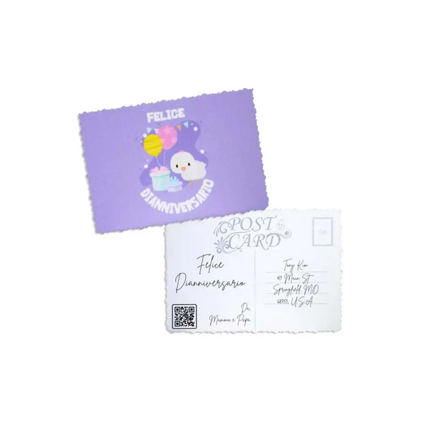 Diaversary Postcards - Kaio Cards