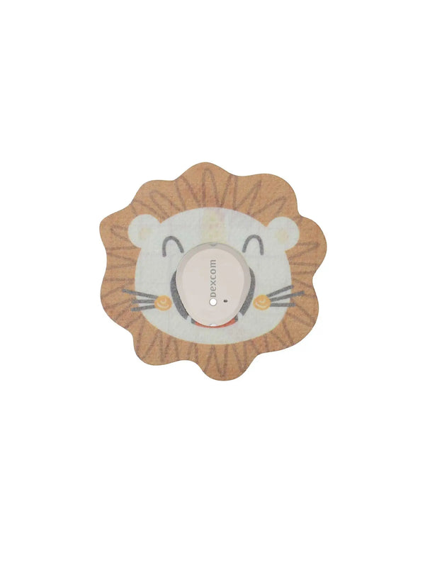 Dexcom G7用 キッズ粘着パッチ – フラワー/スター/ライオン – Patch Me Up!