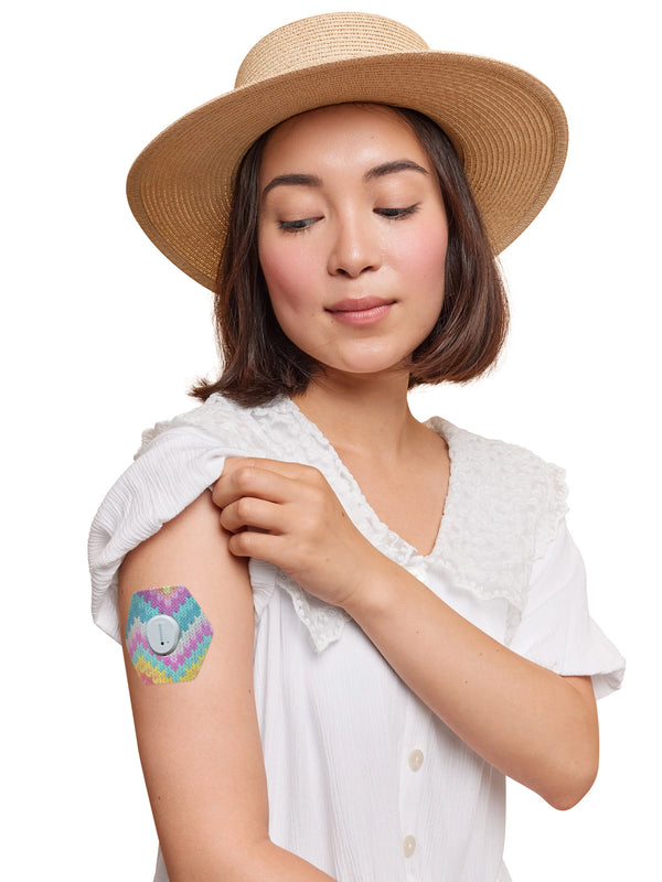 Dexcom G7 パッチ – 六角形型 – Patch Me Up!
