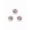Three speckled quail eggs in Dexcom G7 Stickers - Valentine Edition 2025 design