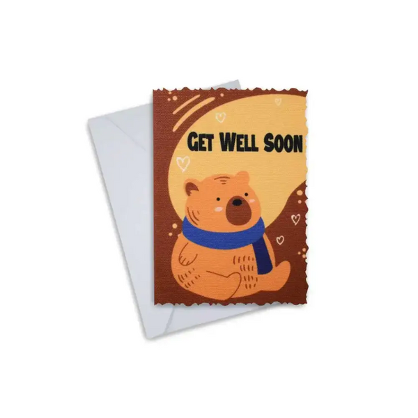 Get Well Soon Greeting Cards - Kaio-Cards