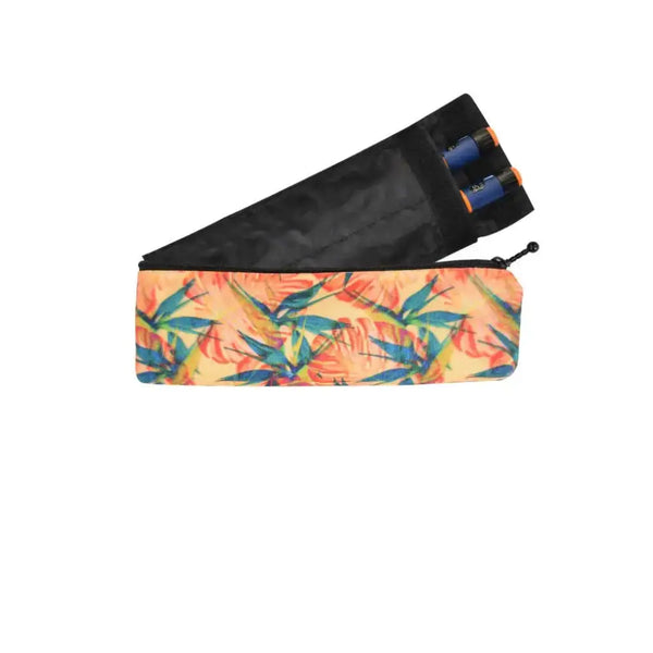 Insulin cooler travel case with vibrant design and compact size.