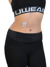 Insulin pump belt for discreet, secure belly support and freedom of movement.