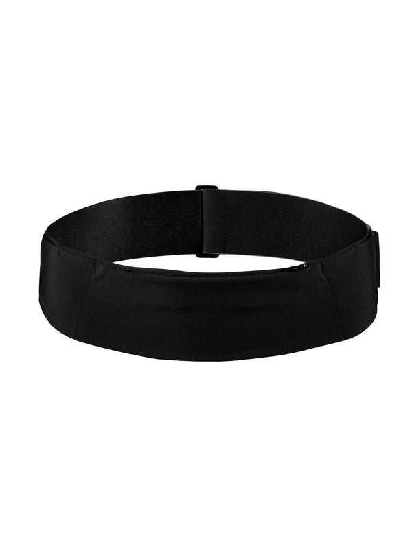Insulin pump belt, Dia Belly-Belt, black elastic, secure fit, diabetes management.