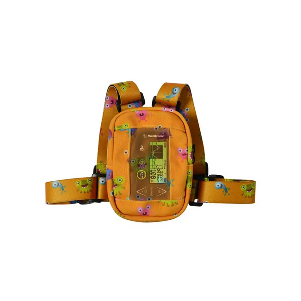Insulin Pump Harness with Mesh Window For Children