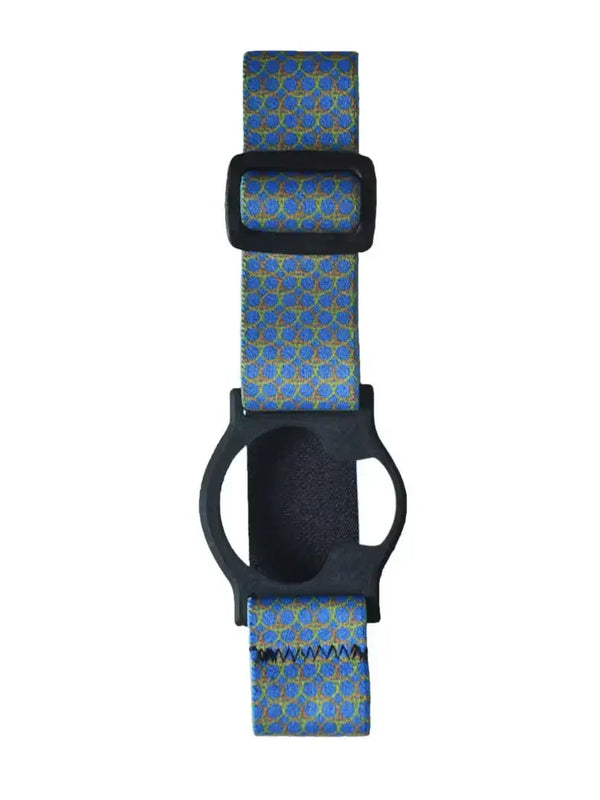 Guardian Enlite sensor adjustable armband in blue pattern, with buckle and holder, Dia-Style special edition.