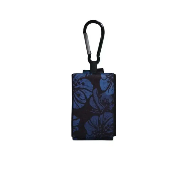 Compact insulin pump pouch with carabiner, compatible with Tandem Mobi and t:slim X2 pumps, made from durable elastic material.