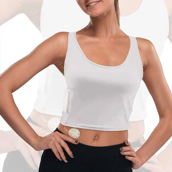 インスリンポンプ用クロップトップ - Dia-Crop Top