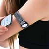 Freestyle Libre 2 armband with glucose sensor for continuous monitoring. Ideal for secure and comfortable sensor placement during daily activities or exercise.