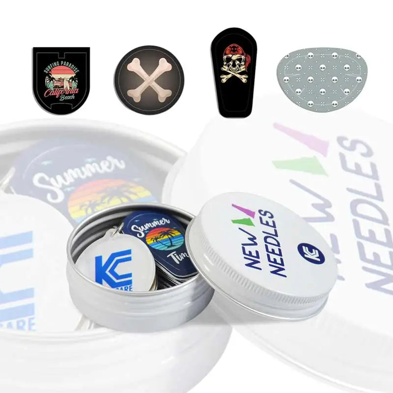 Glucose Sensor Stickers Serie in Reusable Tin Can - Male Series Image