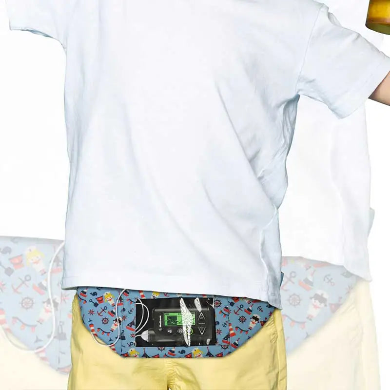 Insulin Pump Belt with Double Pocket for Children - Dia-Twin Pocket Belt Image