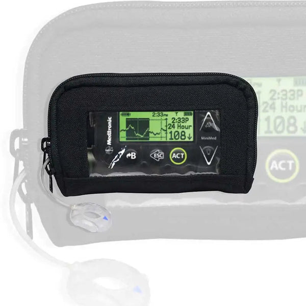 インスリンポンプポーチ窓付き - Dia-Compact Insulin Pump Case