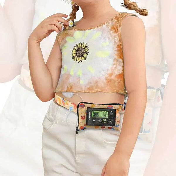 子ども用窓付きインスリンポンプベルト Dia-Children's Pump Belt