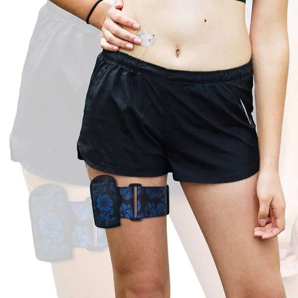 インスリンポンプを足に装着する - Dia-Leg Band