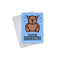 Get Well Soon Greeting Cards - Kaio-Cards