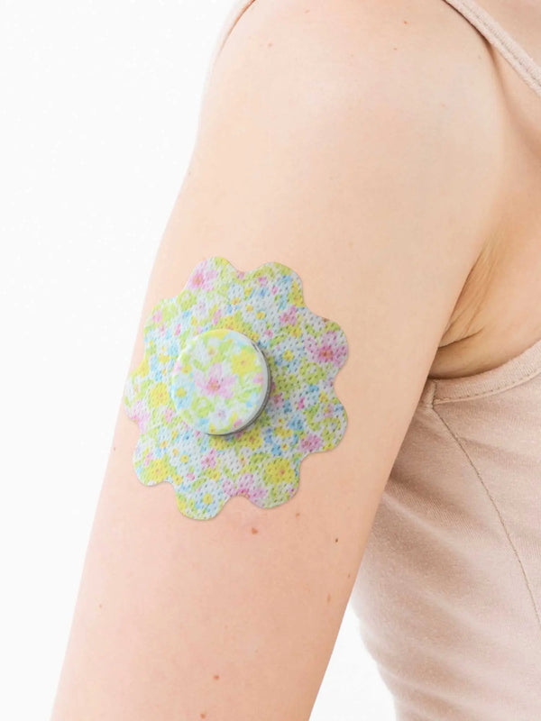 FreeStyle Libre 2用 キッズ粘着パッチ – フラワー／スター／ライオン – Patch Me Up!