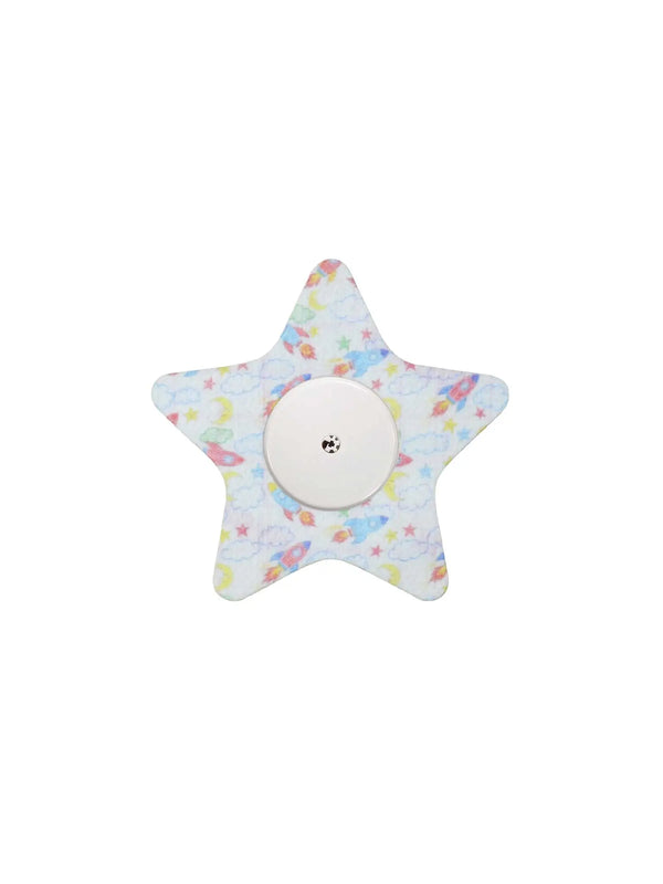 FreeStyle Libre 2用 キッズ粘着パッチ – フラワー／スター／ライオン – Patch Me Up!