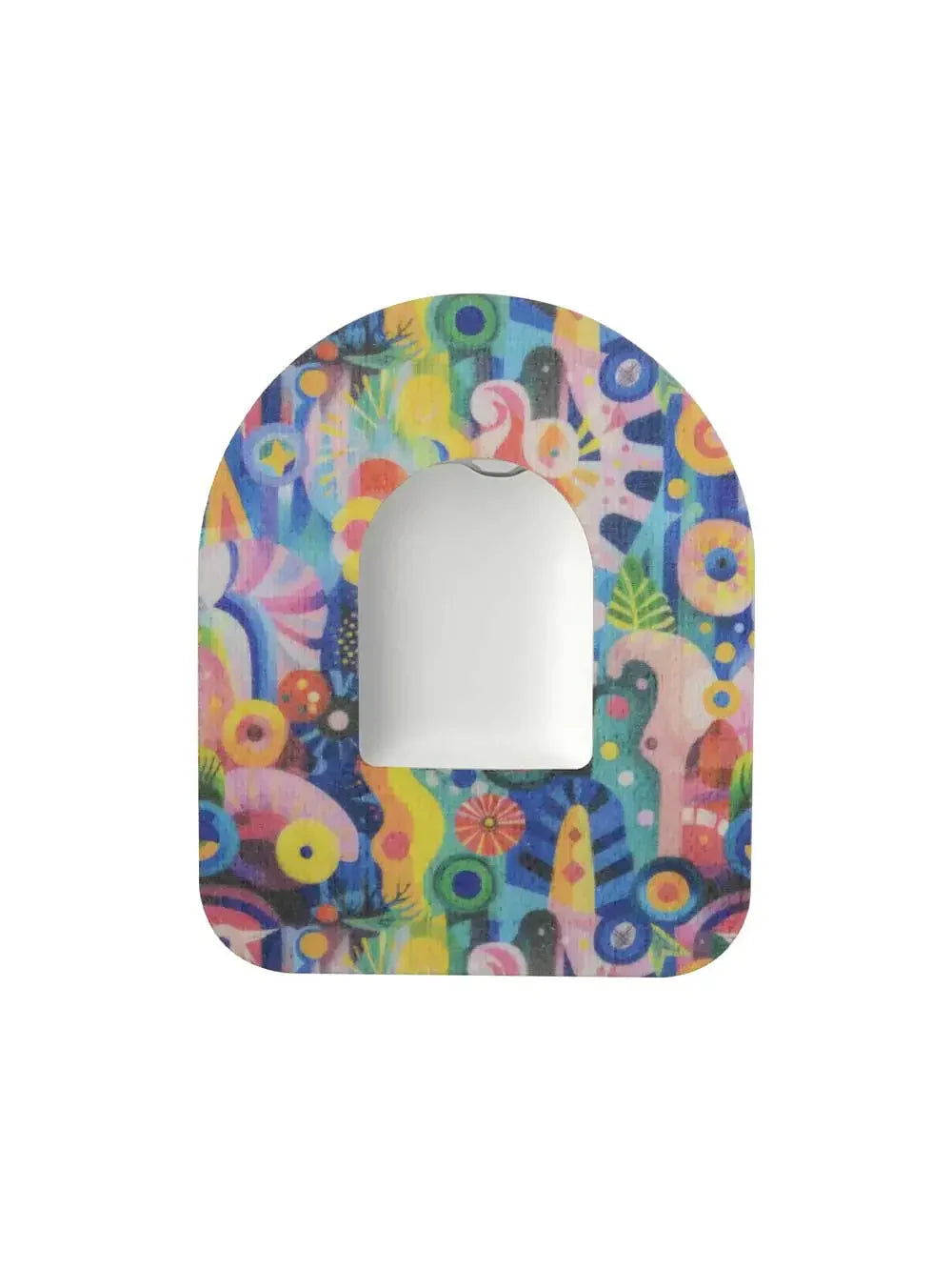 Omnipod ポッド用 固定パッチ、Ethereal Bloom 柄