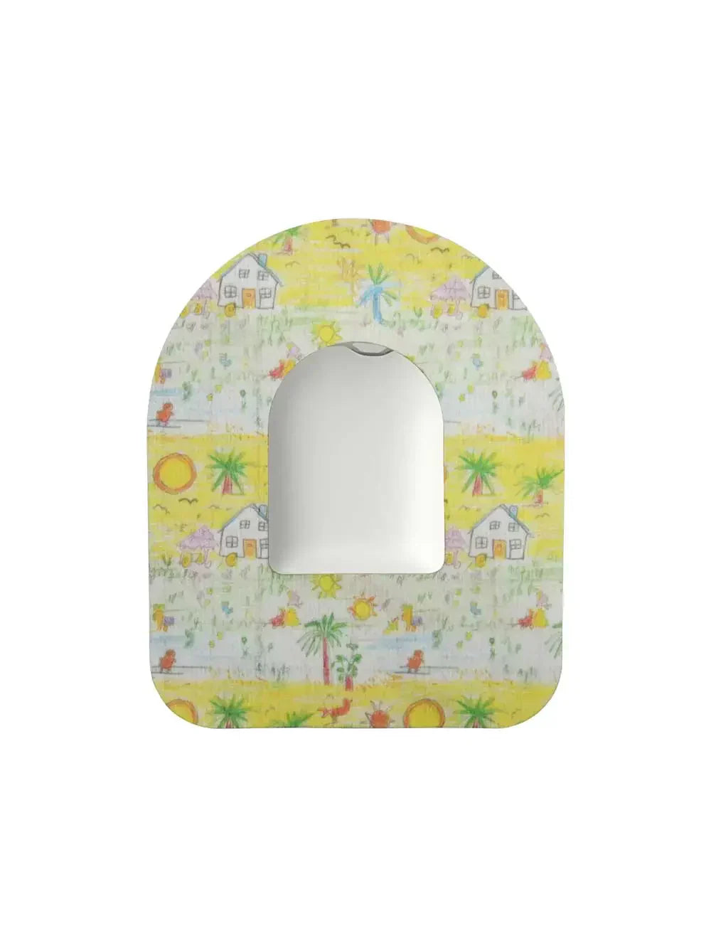 Omnipod ポッド用 固定パッチ、Childhood Memories 柄