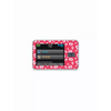 Tandem t:slim insulin pump with Valentine's Day themed pink heart patterned waterproof sticker