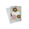 Diaversary Greeting Card with colorful donut design and envelope.