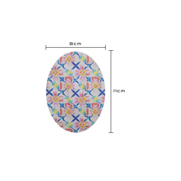 Dexcom G6 Sensor Patch, floral design, spring collection, adhesive patch dimensions 8 cm x 11 cm.