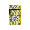 Insulin travel case cooler in yellow geometric design, Dia-Cool for one vial.