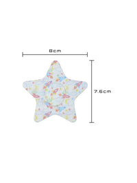 Dexcom G7用 キッズ固定パッチ、星型、サイズ 8.0 x 7.6 cm