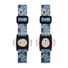 Two smartwatches with floral straps in Dexcom G7 Armband Summer Edition with Rotating Clip