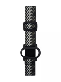 Stylish Dexcom G6 armband with monochrome pattern, adjustable for secure fit.