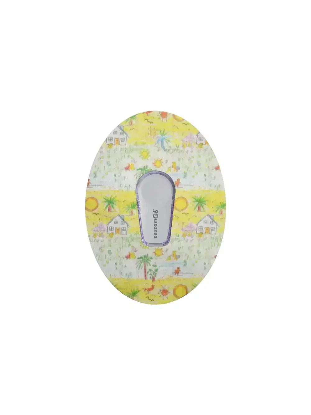 Dexcom G6用 固定パッチ、Childhood Memories 柄