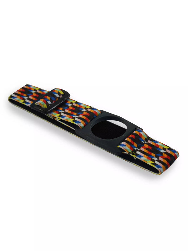 Freestyle Libre 2 armband with graphic design, adjustable elastic for secure sensor fit.