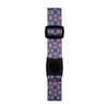 Freestyle Libre 3 Arm Band with adjustable, elastic patterned strap in pink and blue for secure sensor fit and comfort