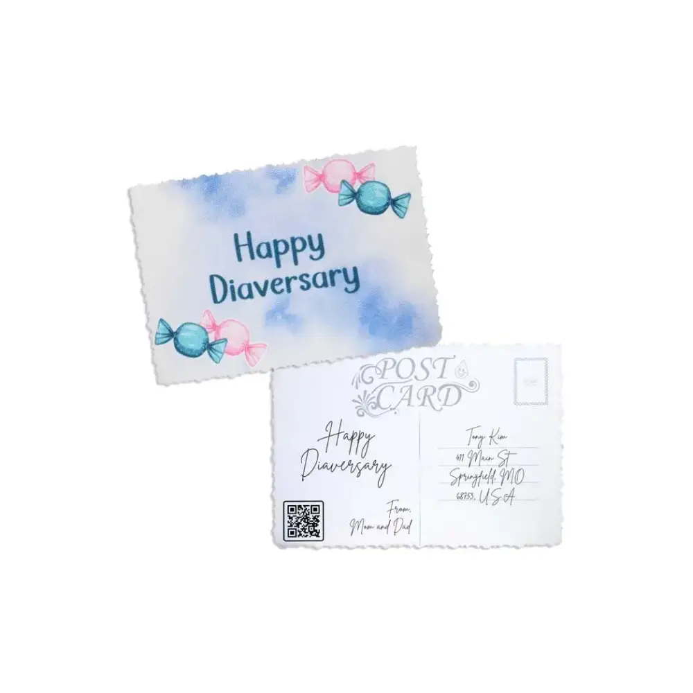 Diaversary Postcards - Kaio Cards