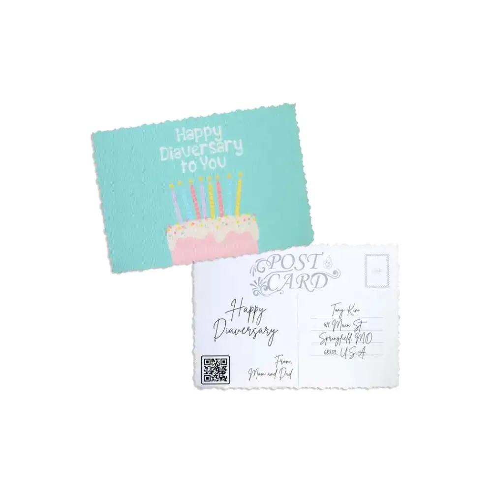 Diaversary Postcards - Kaio Cards