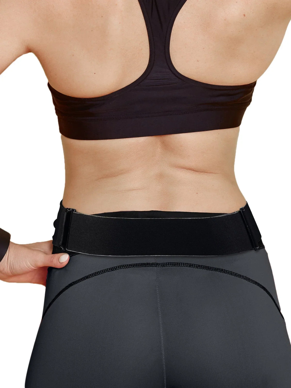 Insulin pump belt for secure and comfortable diabetes pump support.