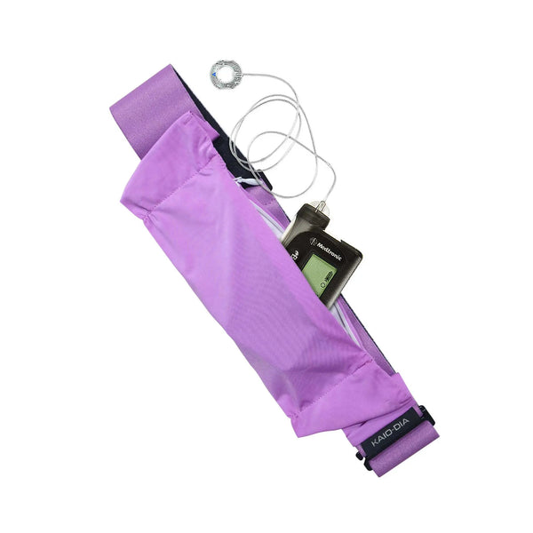 Gフック付きインスリンポンプベルト – 無地カラー | Dia Belly-Belt 2