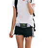 Stylish Dia-Waist insulin pump belt with transparent window for easy access and secure fit.