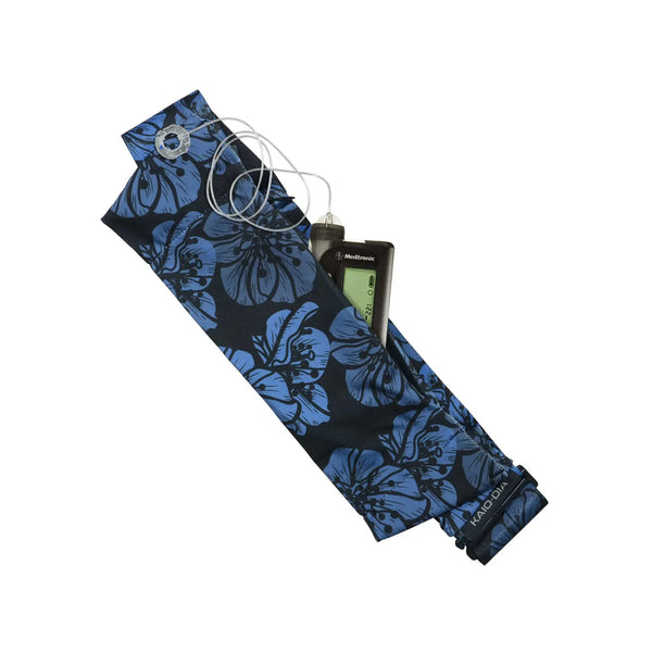 調整可能なGフック付きインスリンポンプベルト – Midnightコレクション