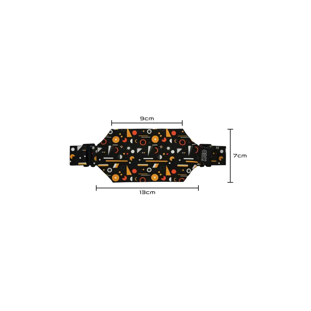 Colorful patterned fabric belt for Dia-Body Pouch, ideal for insulin pumps