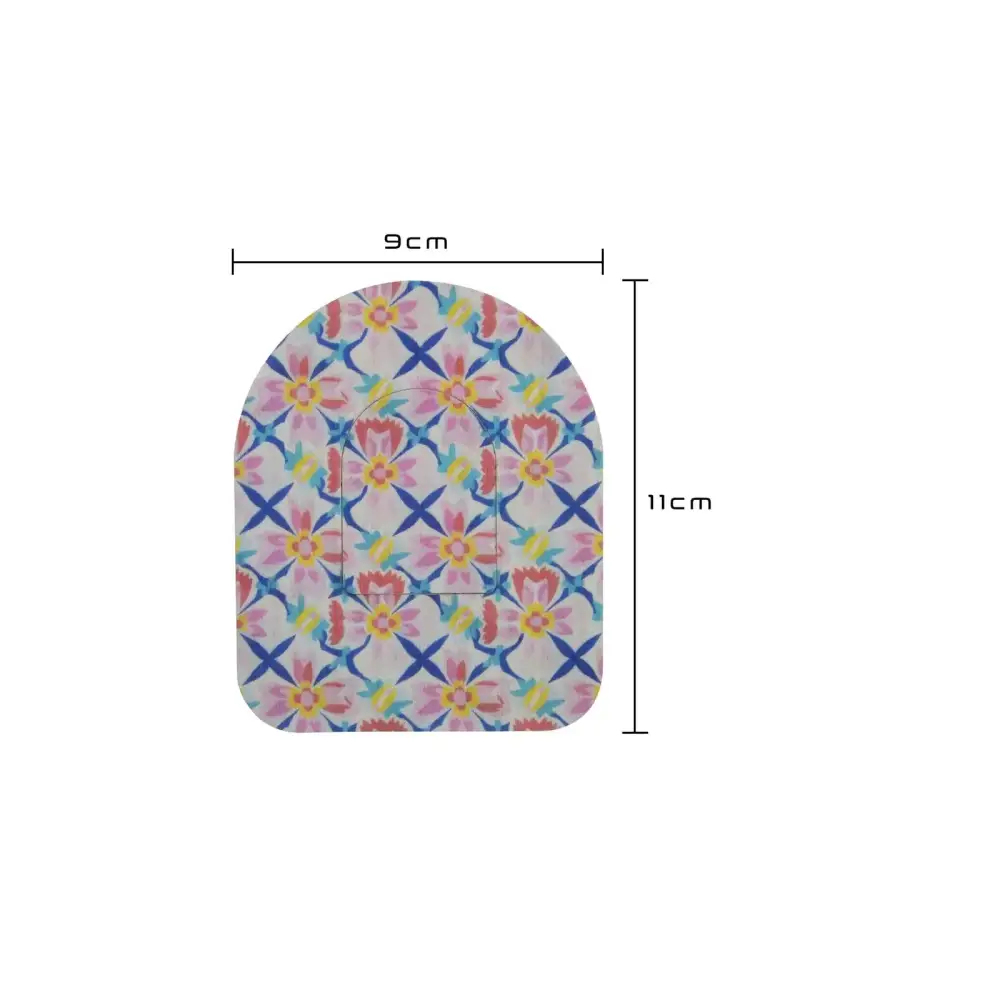 Omnipod ポッド用 固定パッチ、Spring シリーズ、サイズ 9 x 11 cm