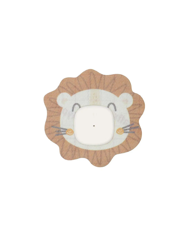 Medtronic Simplera Sync用 キッズ粘着パッチ – フラワー／スター／ライオン – Patch Me Up!