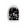 Omnipod Stickers - Skeletons and skulls design on a black background.