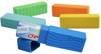 Colorful Dextro Energy Protection Tubes in blue, green, yellow, orange, and light blue for tablet storage and protection