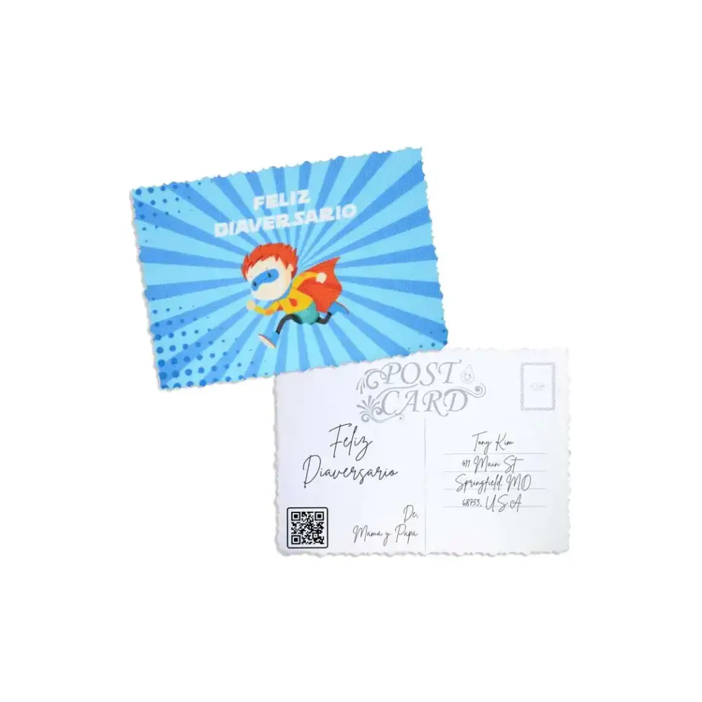 Empowering and colorful Diaversary postcards with envelopes, featuring unique diabetes anniversary designs.