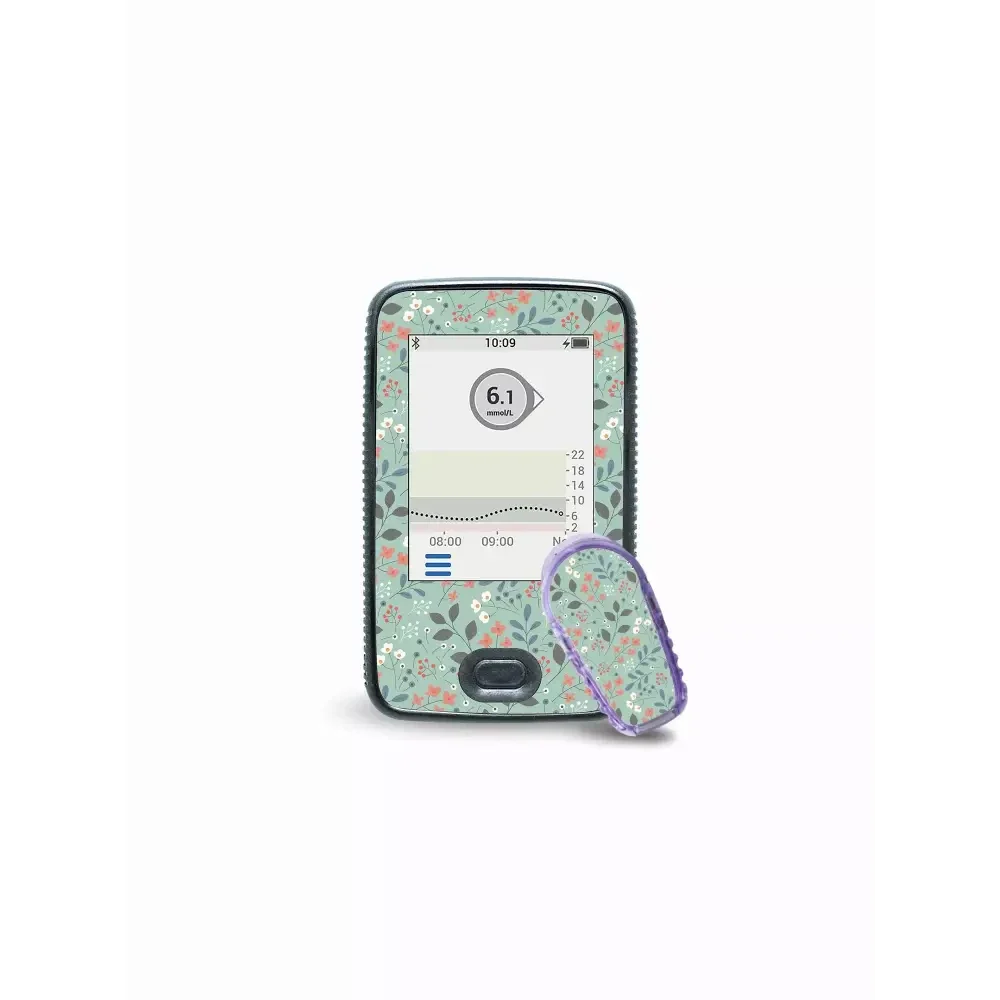 Dexcom G6 Receiver and Transmitter Stickers - Spring