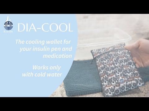 インスリンバイアルまたは目薬1本用 保冷ケース、Dia-Cool Adults