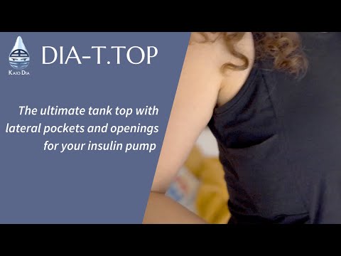 インスリンポンプ用タンクトップ、Dia-T.Top